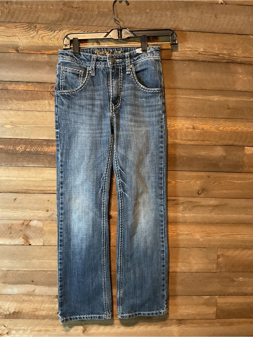 Rock 47 by Wrangler Girls Slim Boot Jeans Size 12 Slim